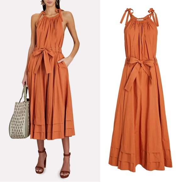 Ulla Johnson Joni Dress in Clay NWT